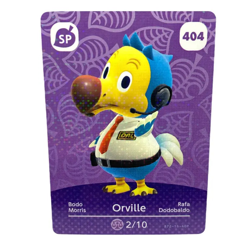 Animal Crossing Nintendo Bodo / Orville 404 Amiibo - 1
