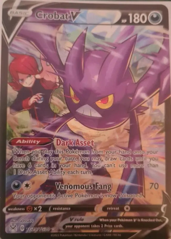 Crobat V Full Art TG20 TG30 Lost Origin kaufen - 1