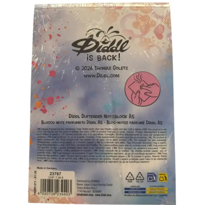Diddl Block A5 mit Duft – Backmotiv & Kirschen | TradingToys - 2