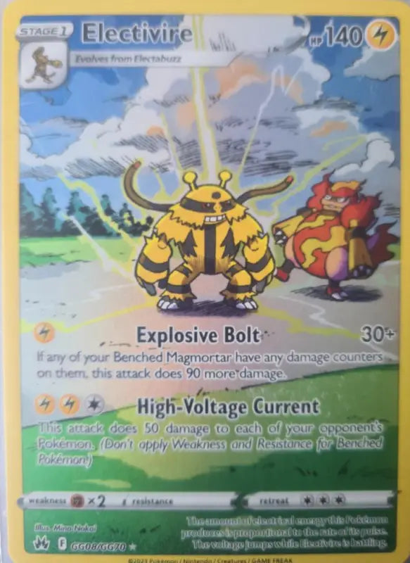 Electivire Krone Zenith Galarian Gallery GG08 - 1