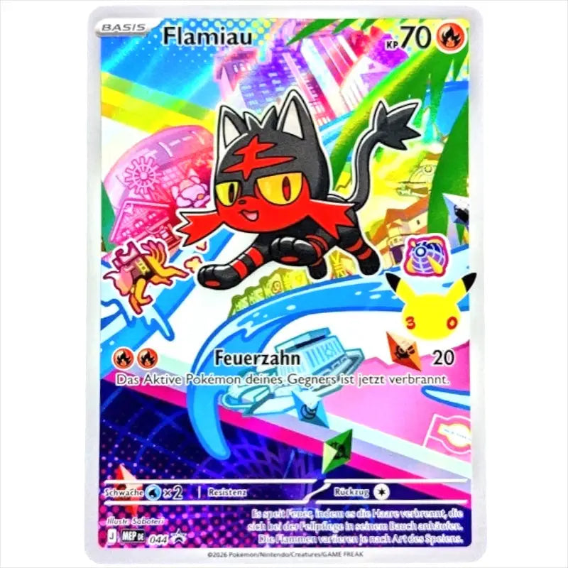 Flamiau MEP DE 044 Blackstar Promo 30 Jahre Pokémon kaufen - 1