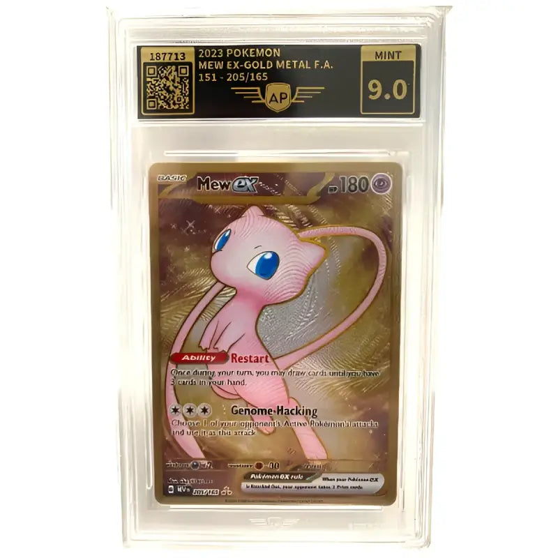 Goldene Pokemon Karte Mew ex 9.0 Mint kaufen