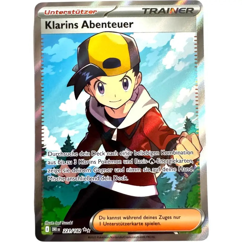 Klarins Abenteuer Pokemon Trainer Karte kaufen - TradingToys.de 1