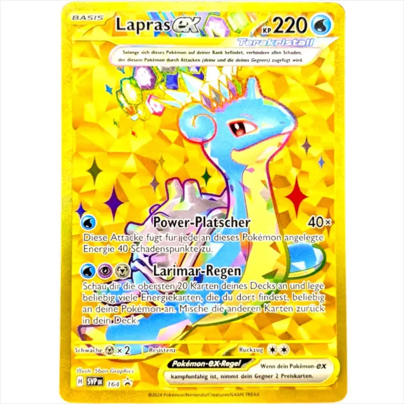 Lapras ex SVP DE 164 Terakristall Gold Blackstar Promo kaufen - 1