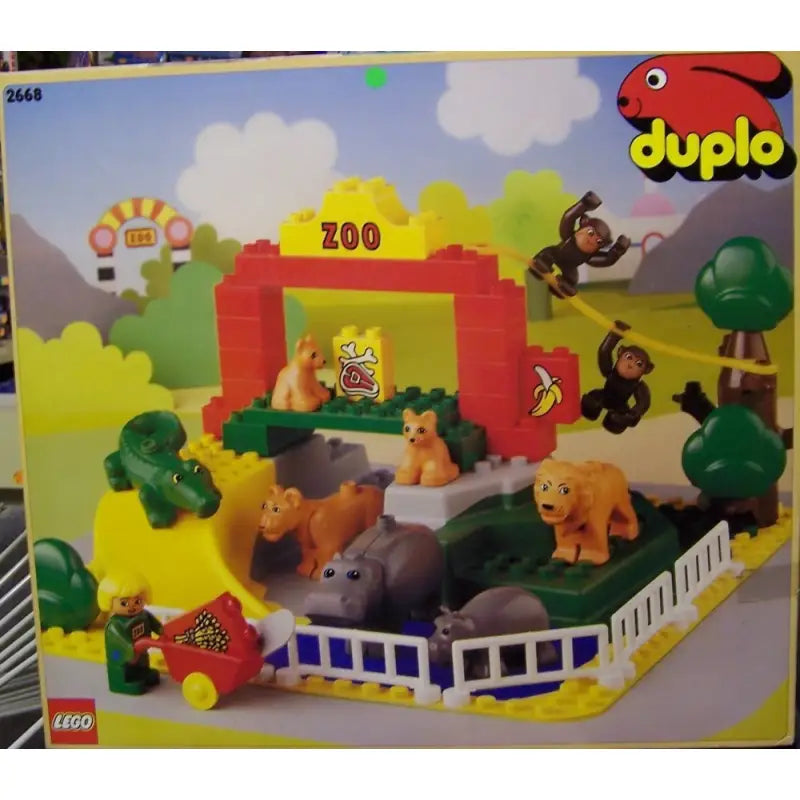 LEGO Duplo Zoo 2668 Vintage-Set – Seltenes Tiere-Set 90er | TradingToys - 1