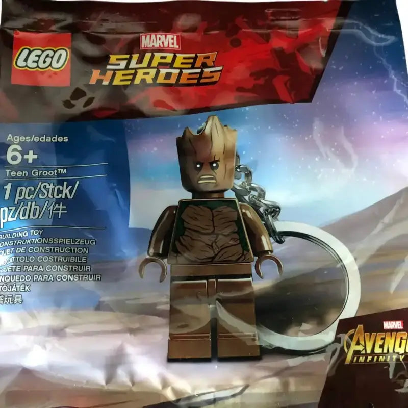 Lego Marvel Super Heroes Polybag Keychain Teen Groot 5005244 - 1