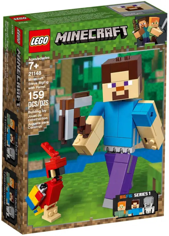 Lego Minecraft BigFig Steve mit Papagei kaufen - 4