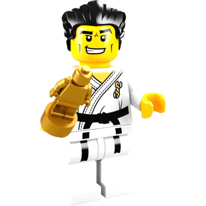 LEGO Minifigur Karate Master Serie 2 8684 – Sammlerfigur mit Pokal - 1