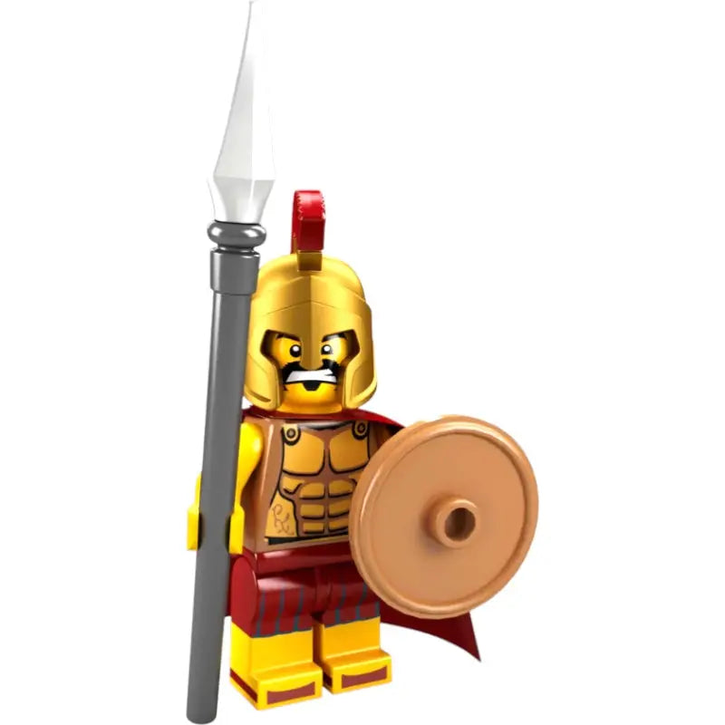 LEGO Minifigur Spartan Warrior Spartaner Serie 2 8684 – Lanze & Schild - 1