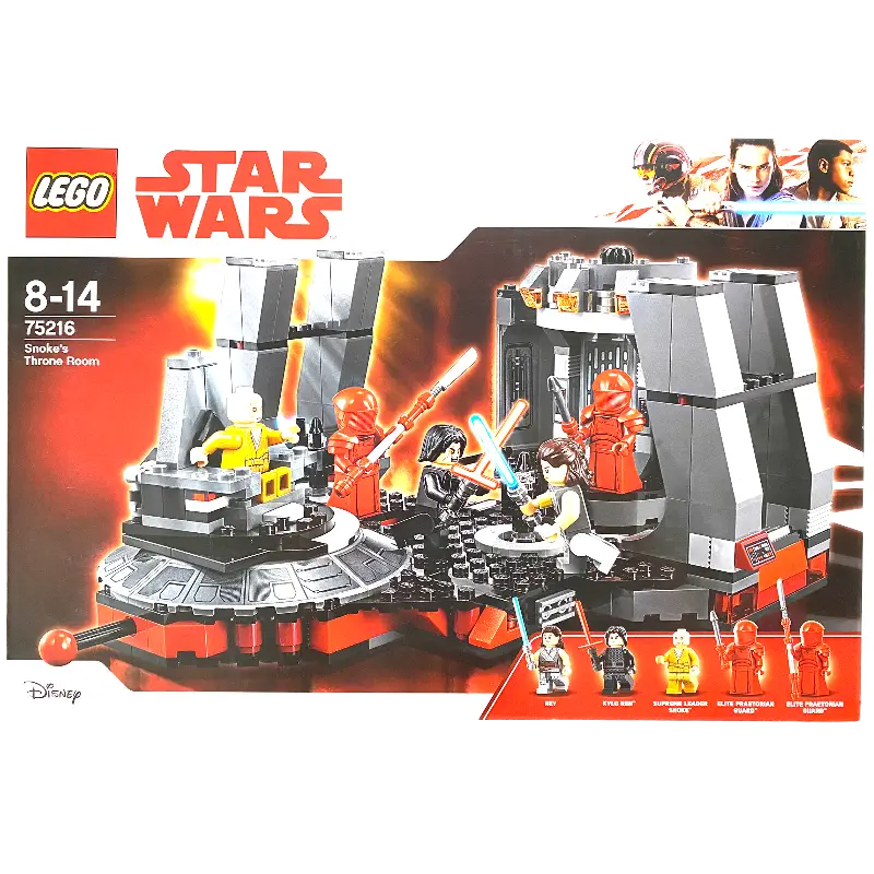 LEGO Star Wars Snokes Thronsaal Set 75216 - 1