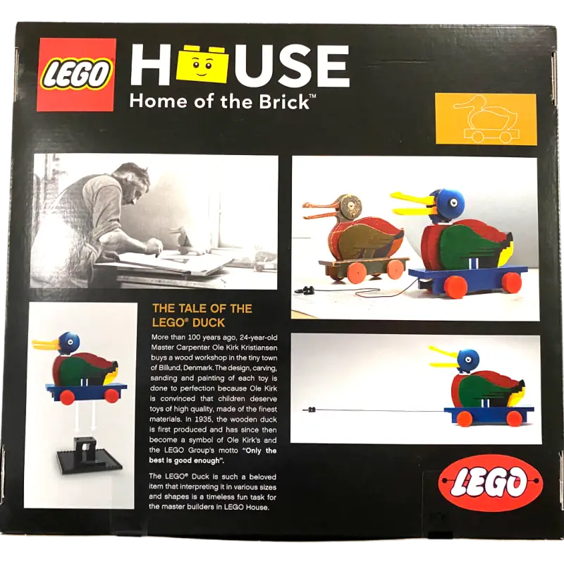 LEGO Wooden Duck signiert Stuart Harris - 2