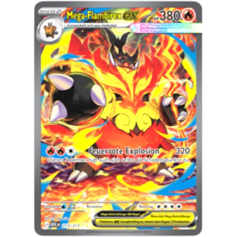 Mega-Flambirex-ex Pokémon Karte kaufen | Erhabene Helden #273 - 1