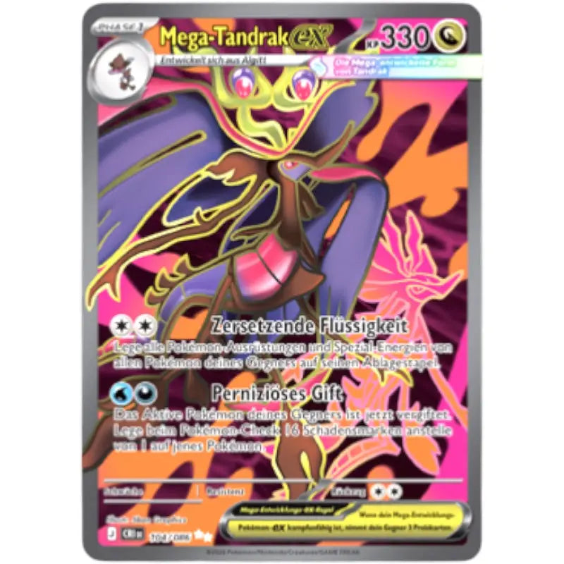Mega-Tandrak-ex CRI DE 104/086 Pokémon Wachsendes Chaos kaufen – TradingToys.de - 1
