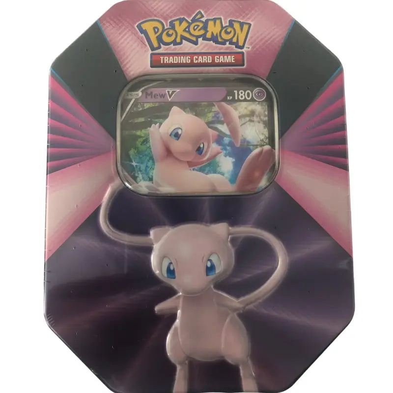 Mew V Tin Promokarte Englisch 4 Booster Packs - 1