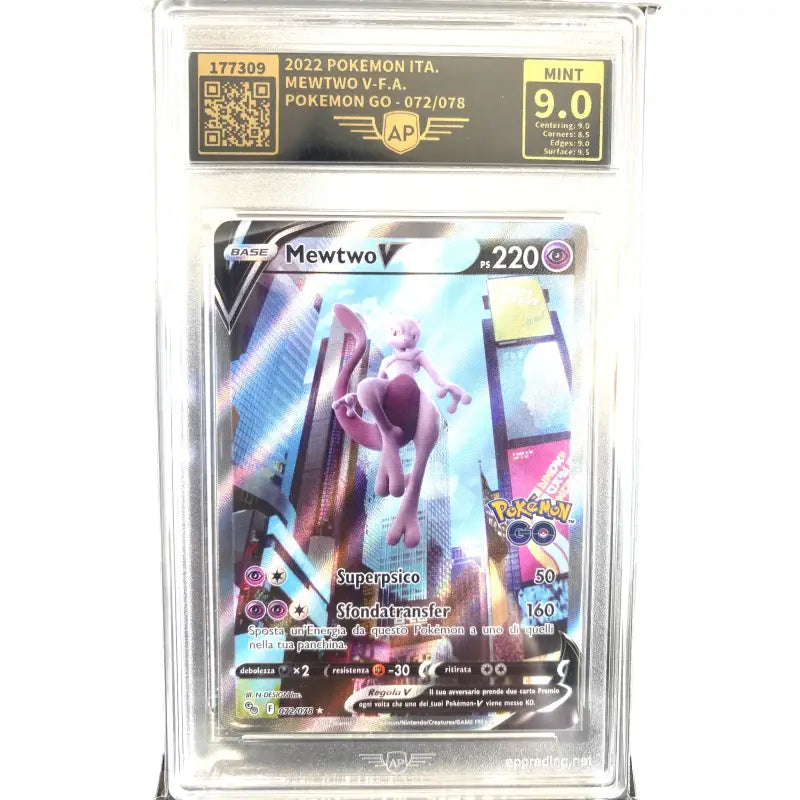 Mewtwo V Pokemon Karte gegradet 9.0 Mint kaufen - 1