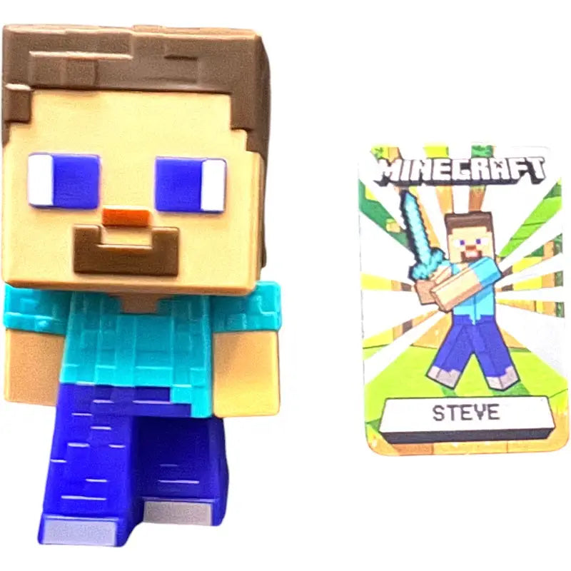 Minecraft Steve Sammelfigur | Kinder Joy Serie | Offizielle Spielzeugfigur kaufen - TradingToys.de 1