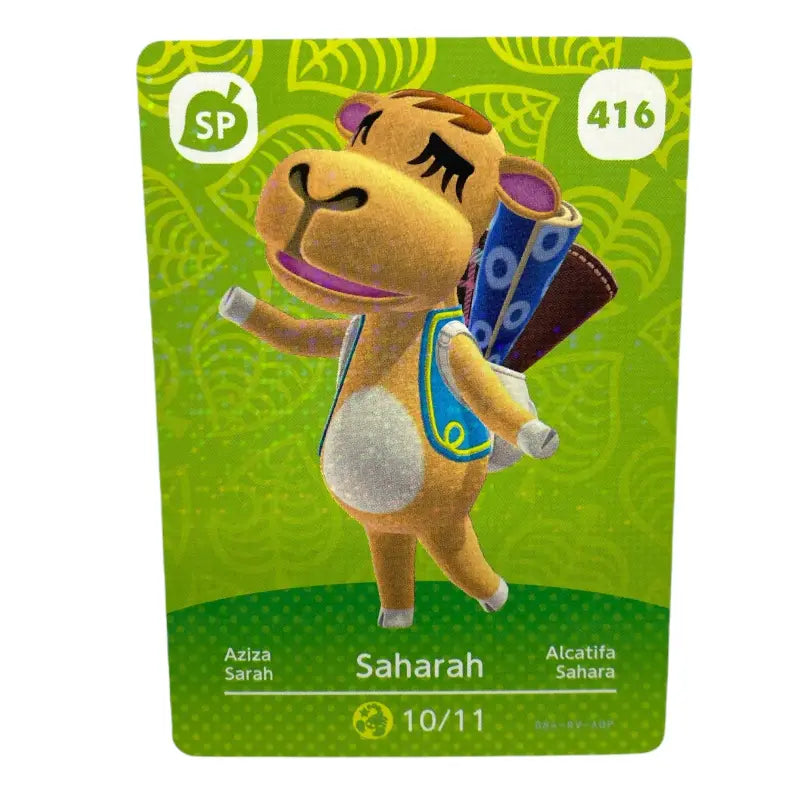 Nintendo Animal Crossing Aziza Amiibo Karte - 1