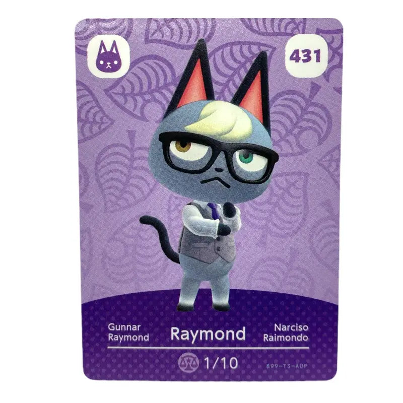 Nintendo Gunnar / Raymond 431 Amiibo Animal Crossing Serie - 1