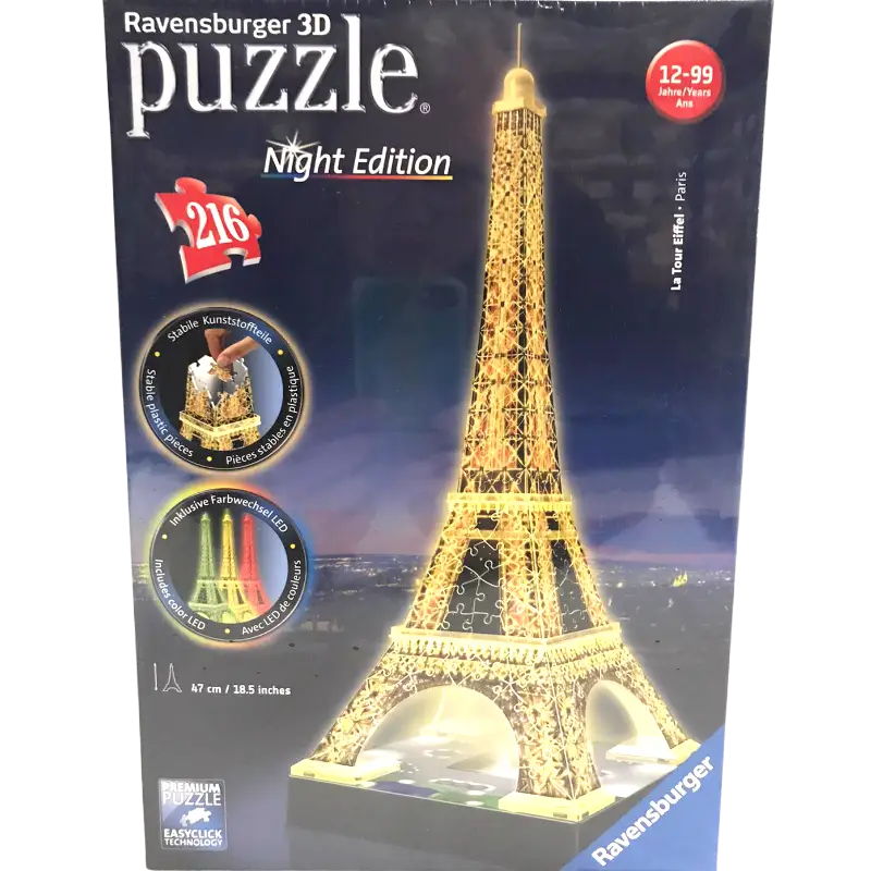 Paris Eiffelturm 3D Puzzle Night Edition kaufen - 1