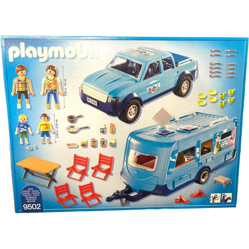 PLAYMOBIL 9502 Wohnwagen kaufen – Pick-Up mit Camping-Set ab 4 Jahren - 2