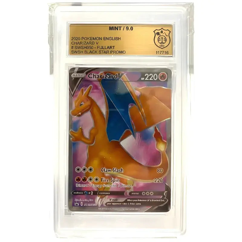 Pokemon Charizard V SWSH050 Englisch GSG MINT 9.0 - 1