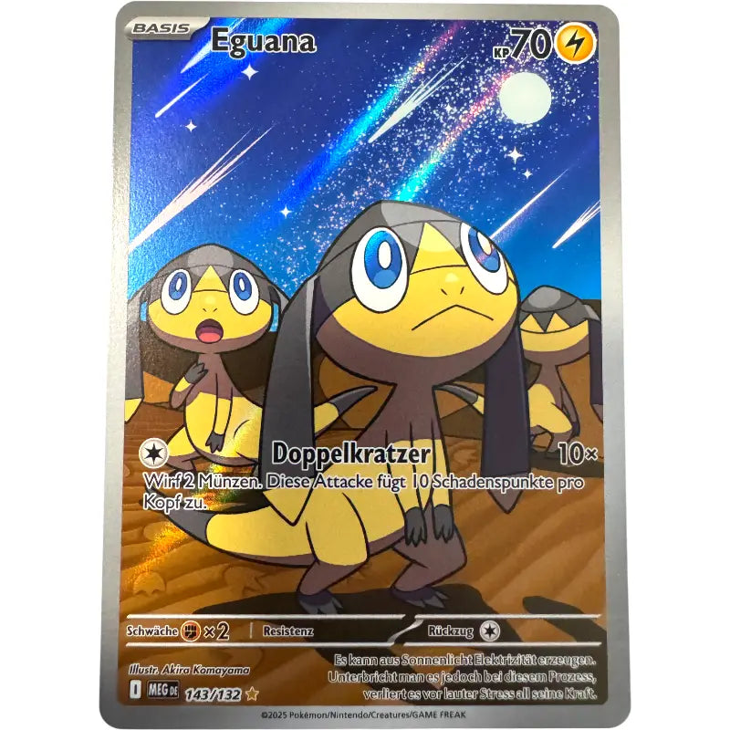 Pokemon Eguana MEG-DE143/132 kaufen – Secret Rare Deutsch - TradingToys.de 1