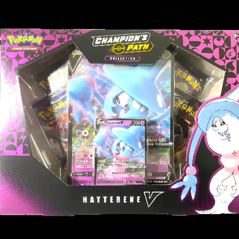 Pokemon Hatterene V Collection Champions Path - TradingToys.de 1