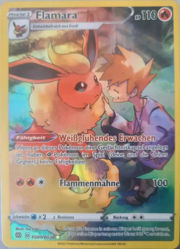 Flamara TG01/TG30 Full Art Trainer Gallery – Pokémon Deutsch kaufen - 1