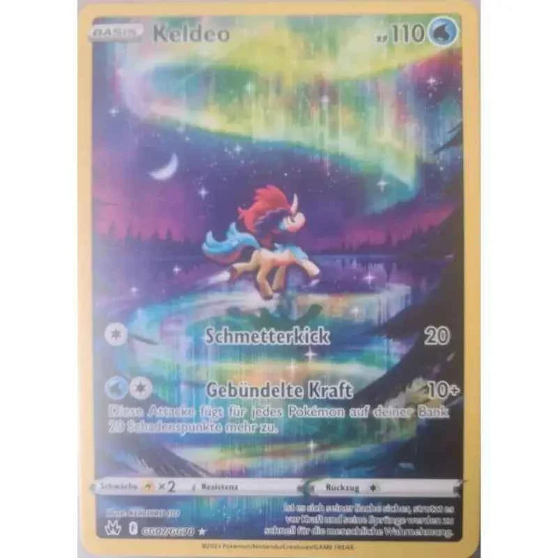 Pokemon Karte Keldeo GG07 Full Art Deutsch - 1