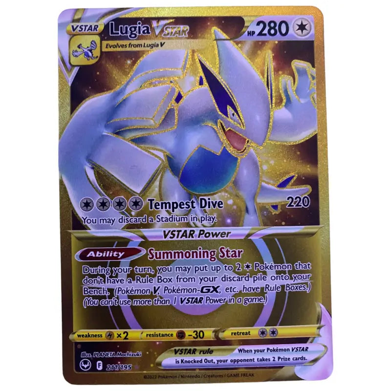 Pokemon Karte Lugia VStar Gold Secret Rare kaufen