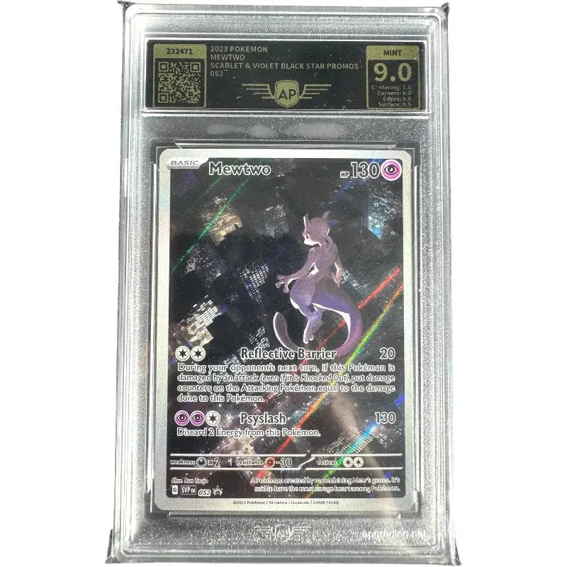 Pokémon Mewtwo SVPEN052 AP 9.0 Mint kaufen – Black Star Promo gegradet - 1