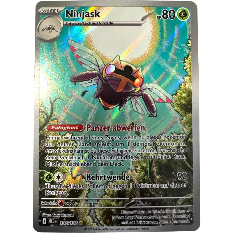 Pokemon Ninjask MEG-DE137/132 kaufen – Art Rare Deutsch - TradingToys.de 1