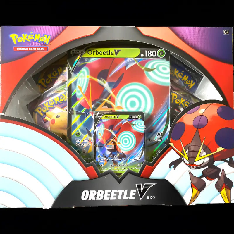 Pokemon Orbeetle V Box Englisch - 4 Booster - XXL Promo - TradingToys.de 1