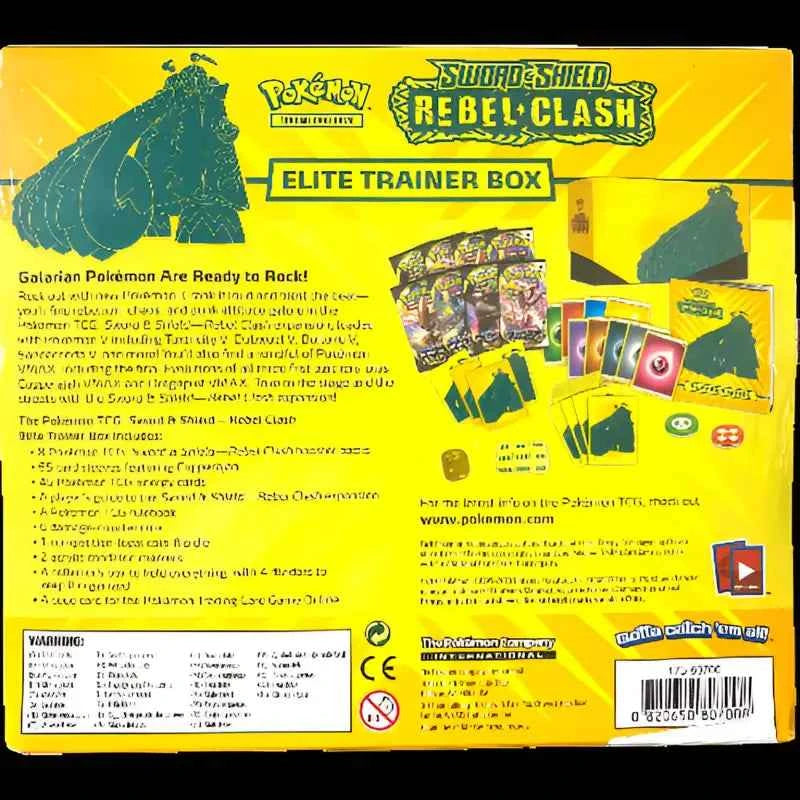 Pokémon Pokemon Rebel Clash Elite Trainer Box Sword Shield - 2