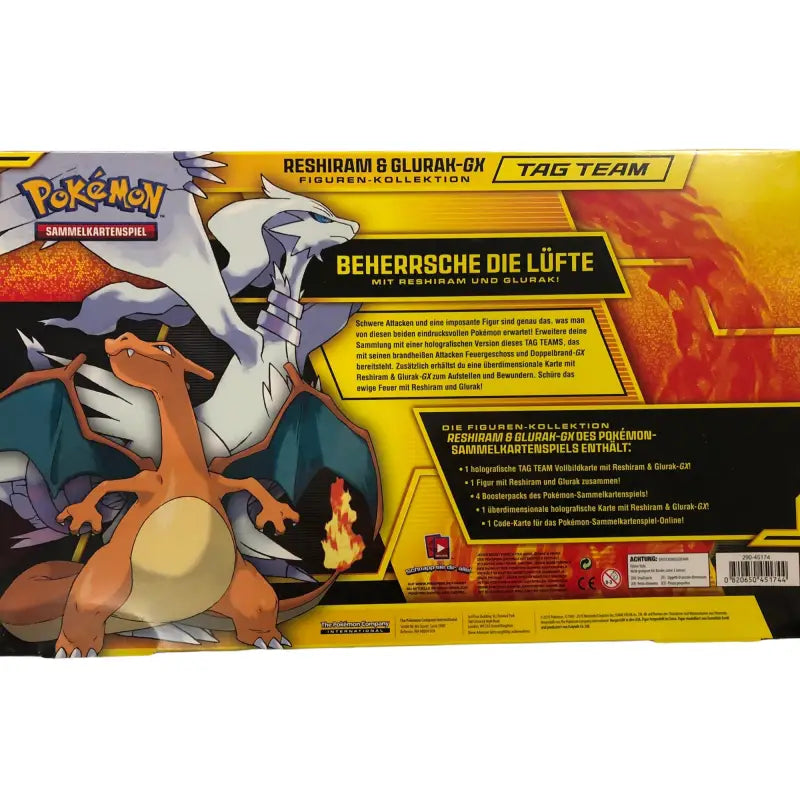 Pokemon - Reshiram & Glurak GX Figuren Kollektion - Deutsch - 2