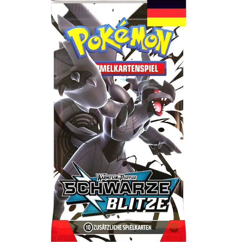 Pokémon Schwarz Weiß Boosterpack schwarze Blitze - 1