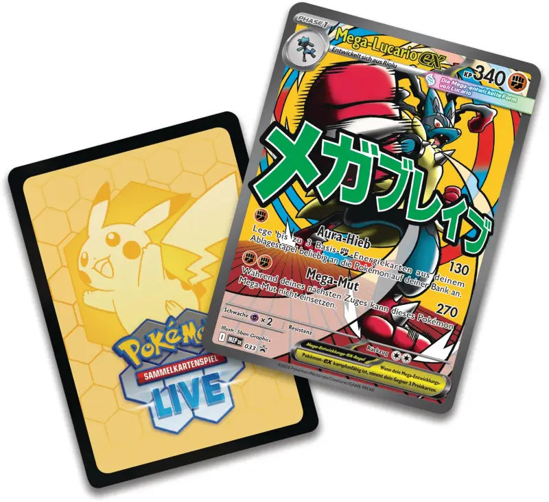 Pokémon TCG Mega-Lucario Premium-Poster-Kollektion | 10 Boosterpack - TradingToys.de 4