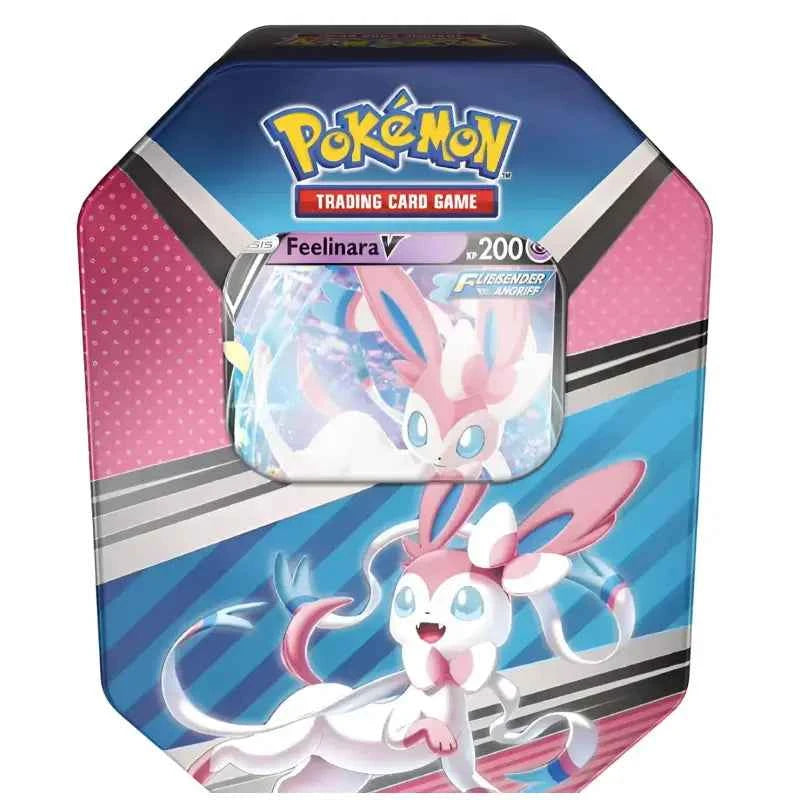 Pokémon Tin Box Feelinara V mit 4 Boosterpacks Deutsch - 1