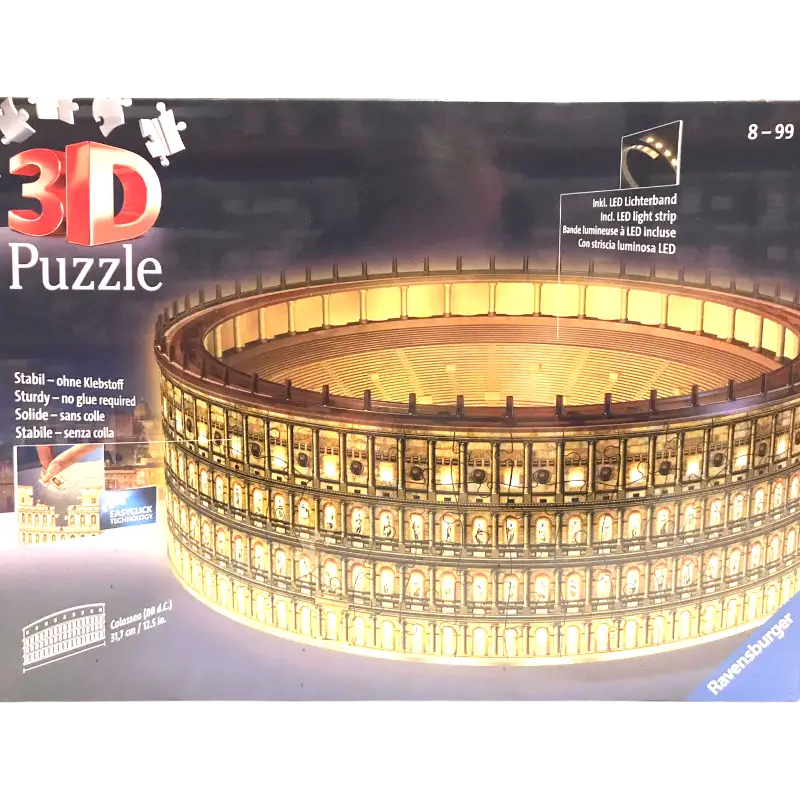 Ravensburger 3D Puzzle Kolosseum Night Edition - 1