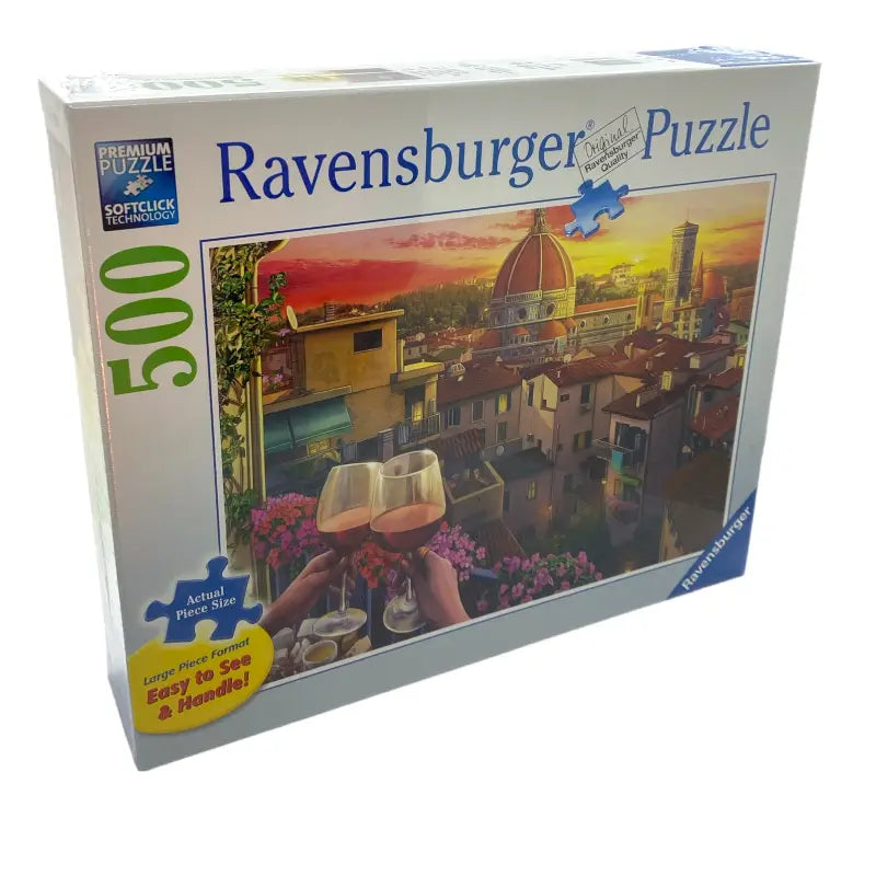 Ravensburger Puzzle Cozy Wine Terrace 500 Teile - TradingToys.de 1