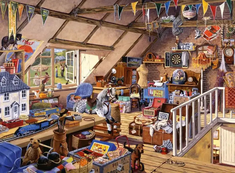 Ravensburger Puzzle Großmutters Dachboden 500 - 2