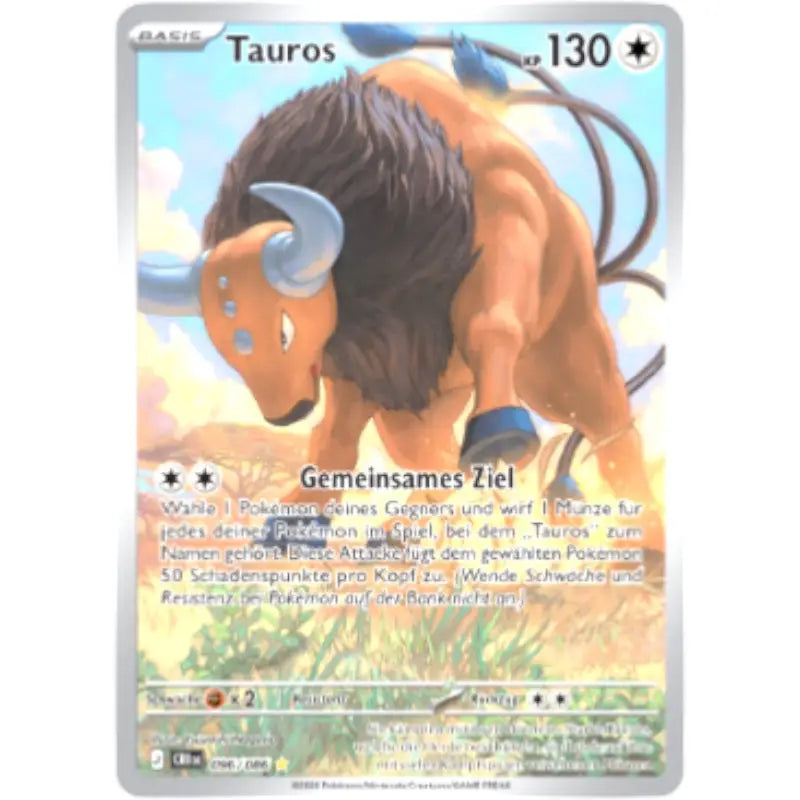 Tauros CRI DE 096/086 Pokémon Wachsendes Chaos kaufen – TradingToys.de - 1