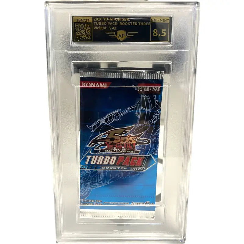 Yu Gi Oh Turbo Pack 3 gegradet 8.5 Mint 2010 - 1