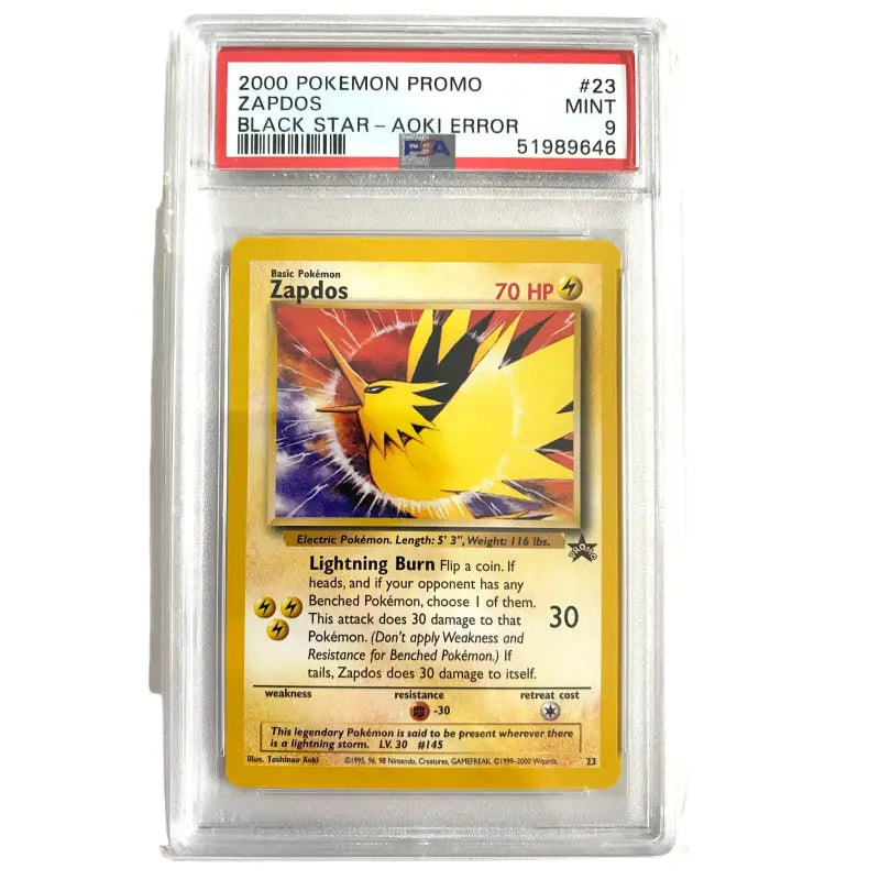Zapdos Promo Pokemon Karte gegradet PSA 9 🔥 - 1