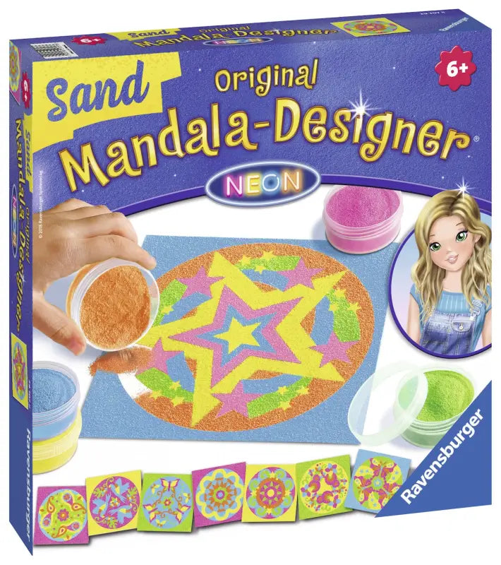 Ravensburger Neon Mandala Designer Sand 29707 | TradingToys - 1