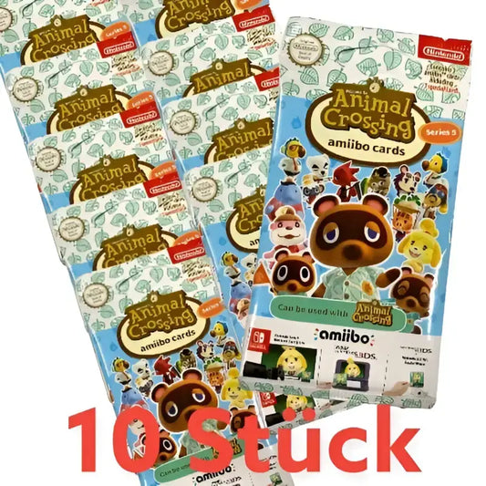 10x Amiibo Animal Crossing Booster Packs 🔥 Serie 5