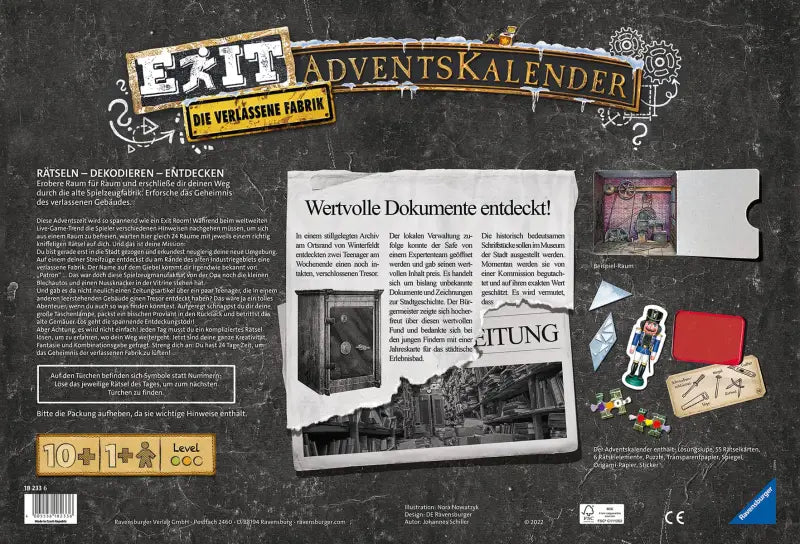 EXIT Adventskalender Die verlassene Fabrik | Ravensburger - 3