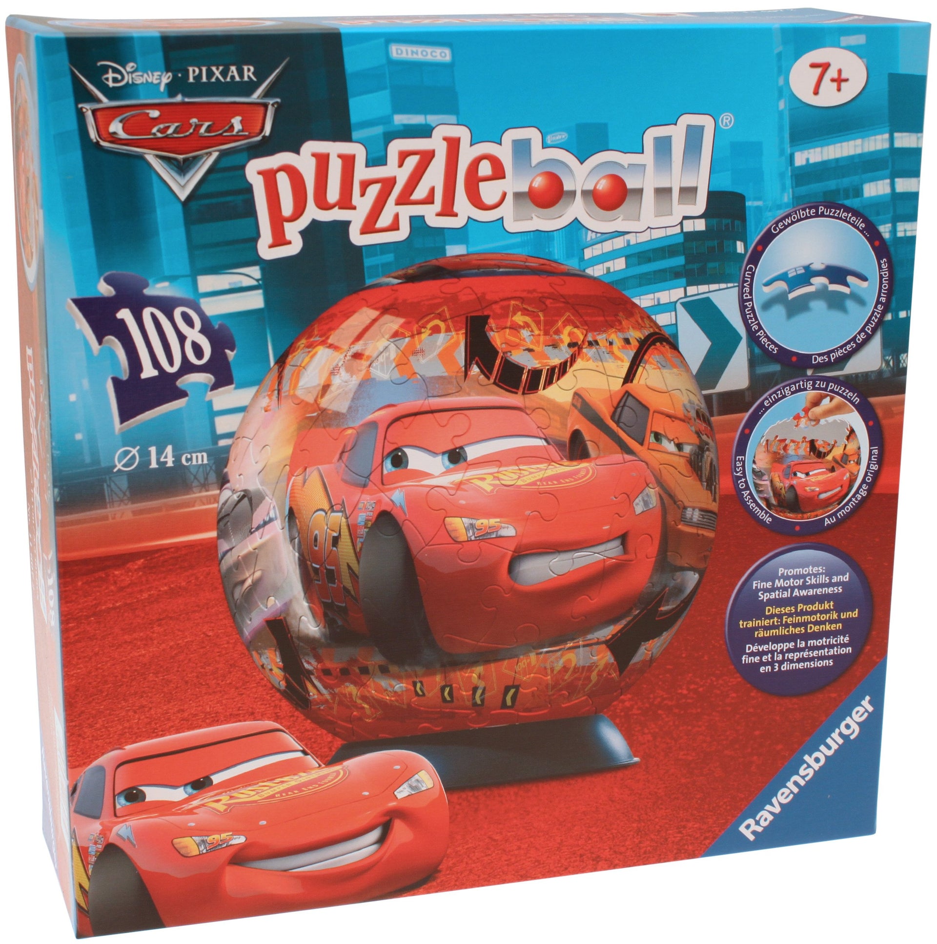 Ravensburger 11607 - Disney Cars - 108 Teile puzzleball®