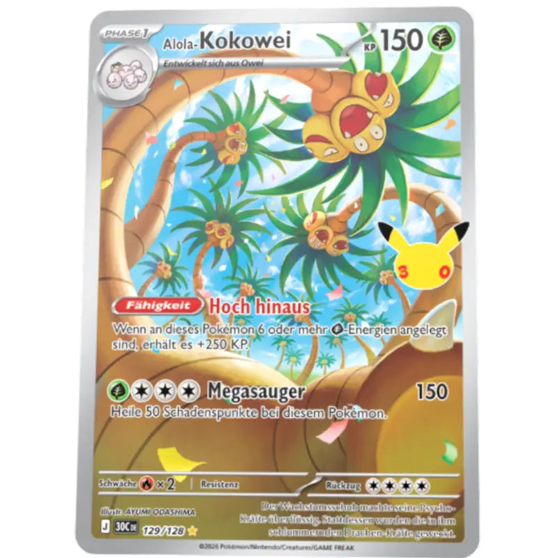 Alola-Kokowei Pokémon Sammelkartenspiel 30 Jahre kaufen - 1