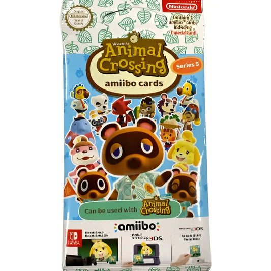 Animal Crossing Booster Pack Nintendo - Serie 5 🔥 mit 3 Karten - 1